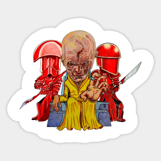 Guarding Snoke Sticker by tabslabred